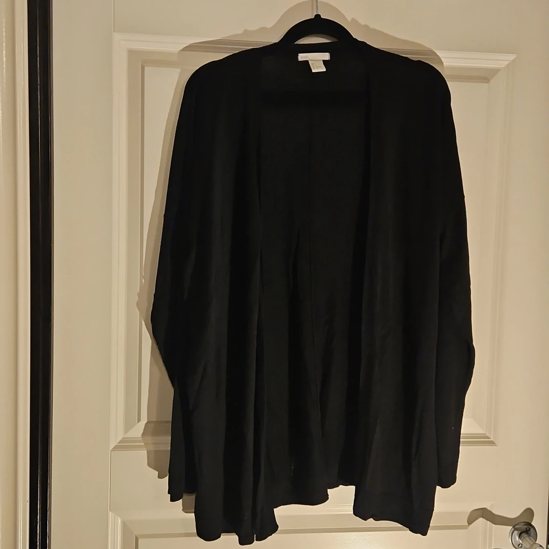 Svart kofta från H&M Basic, storlek L