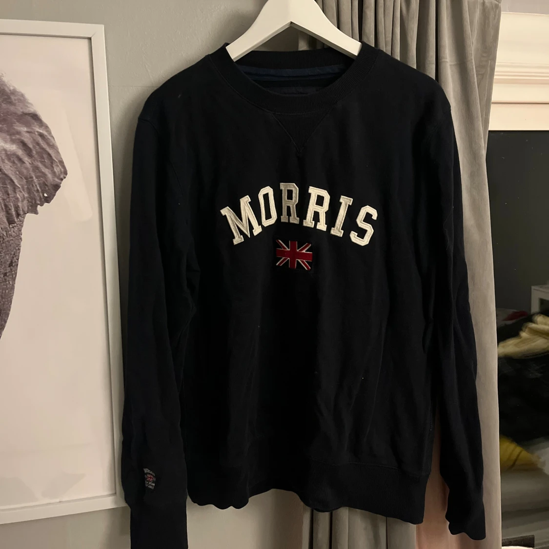 Svart sweatshirt från Morris - 1
