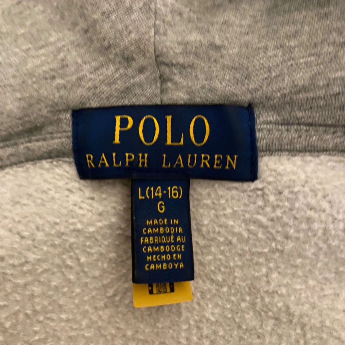 Grå hoodie från Polo Ralph Lauren - 1
