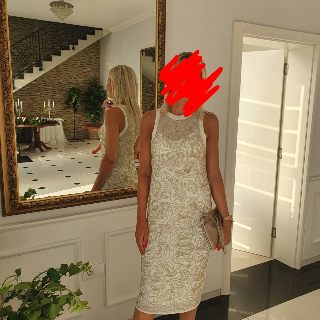 Beige omlottklänning från LIU JO