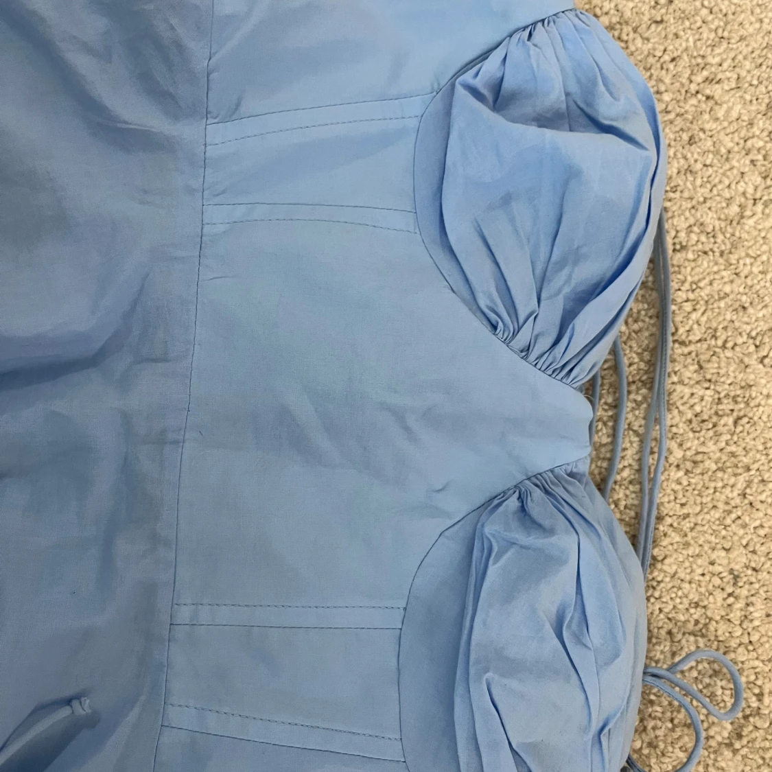 Ljusblå kort Topp/blus  - 1