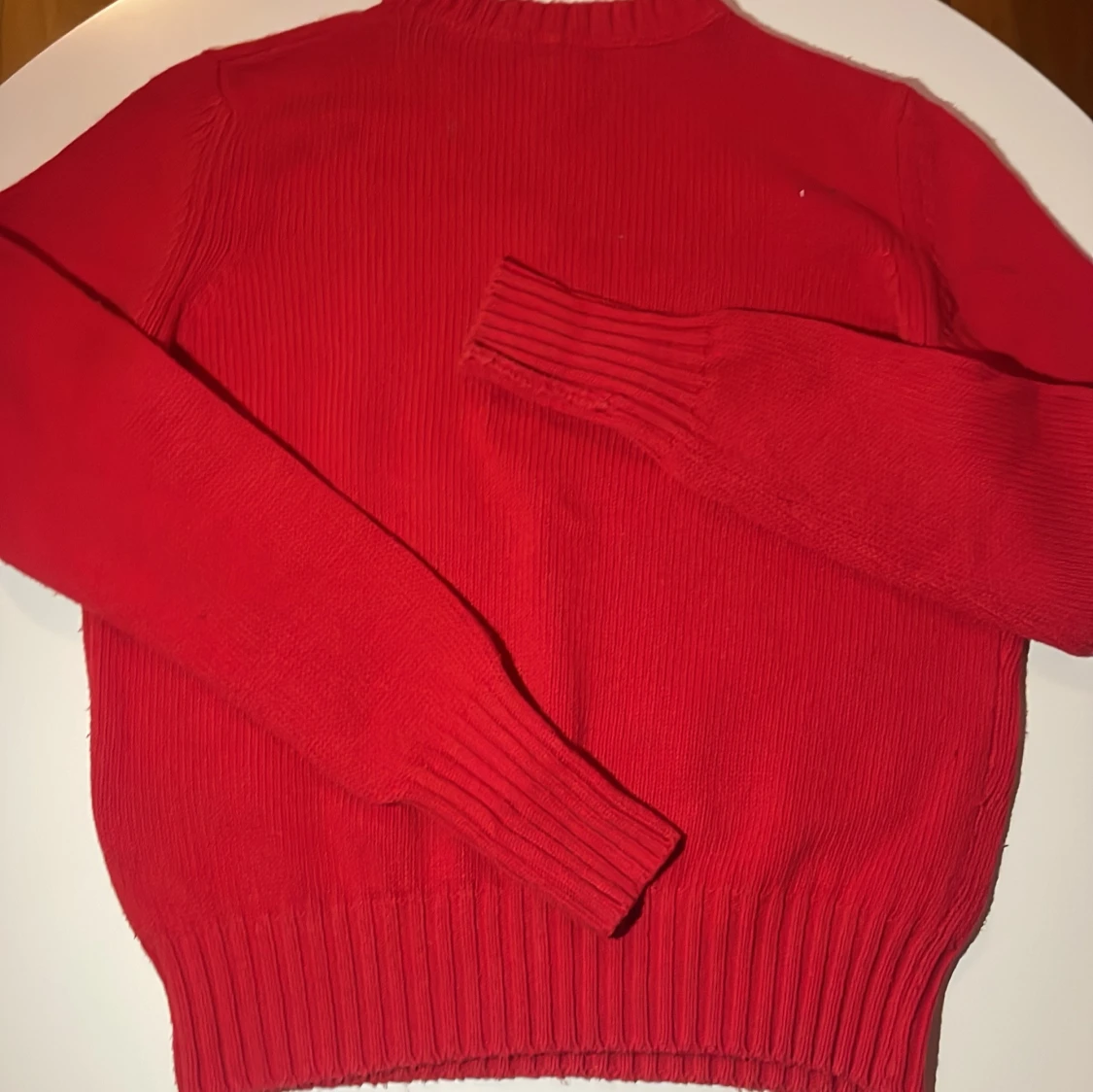 Röd stickad tröja Polo Jeans Co - 1