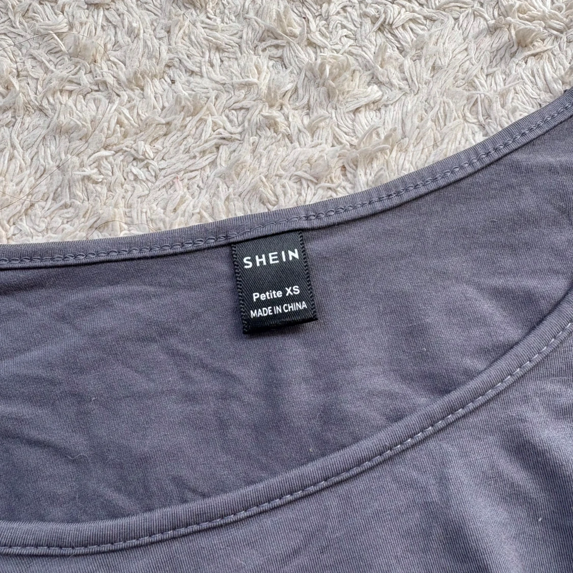 Grå långärmad topp från SHEIN - 2