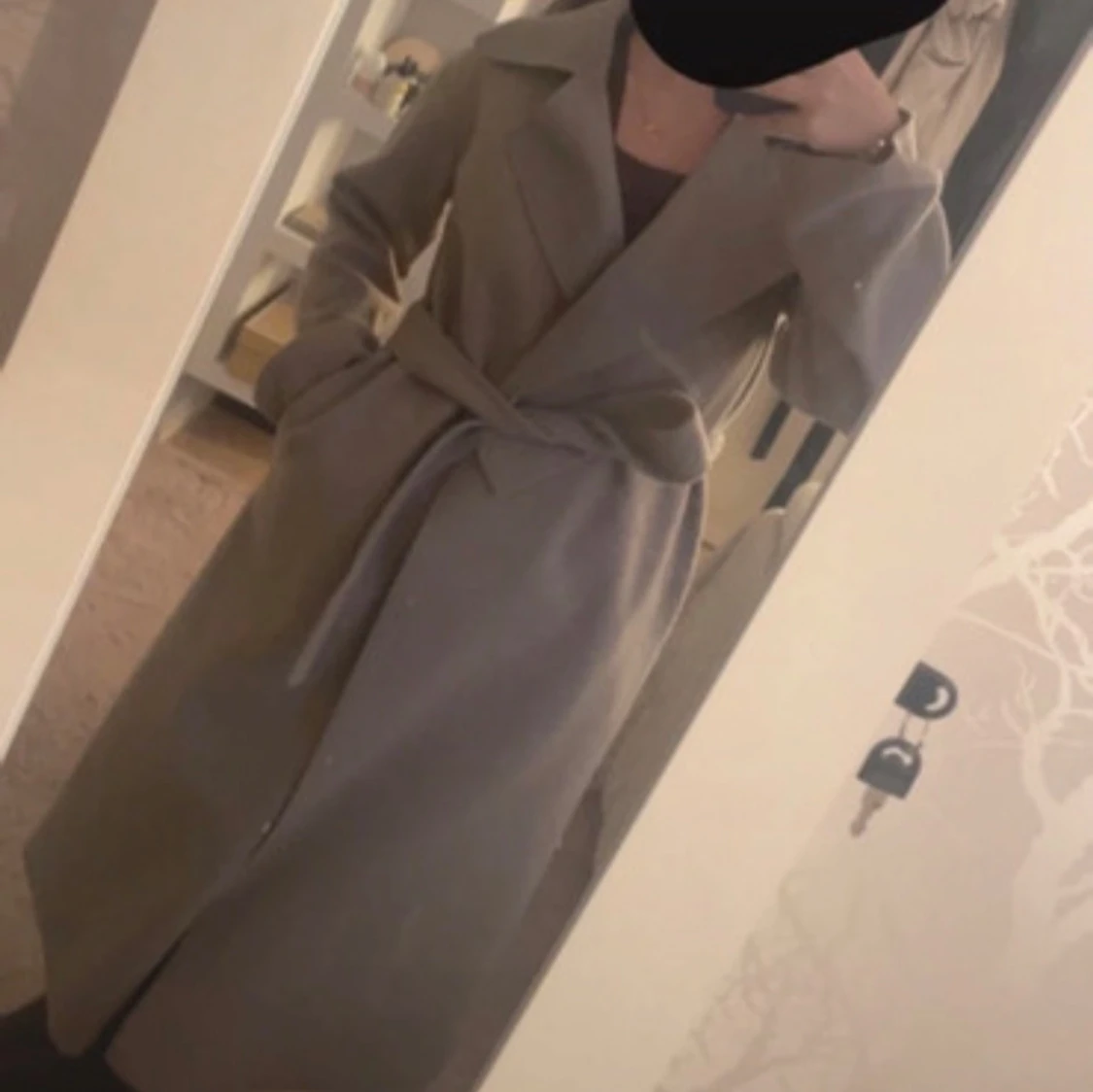 Beige tunn kappa från Nelly - 1