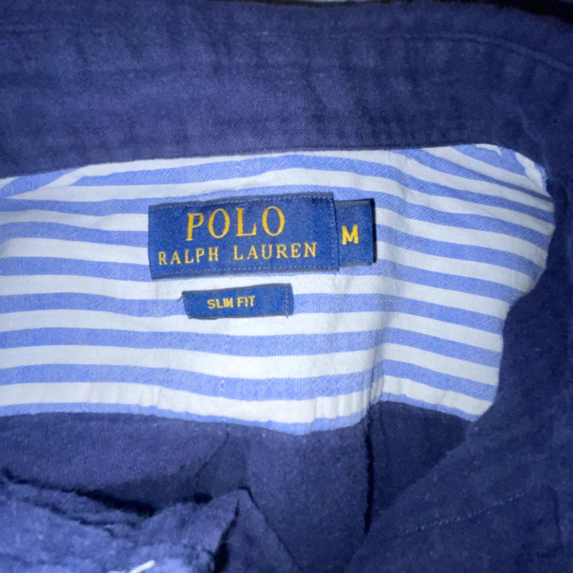 Blå skjorta Polo Ralph Lauren M - 3