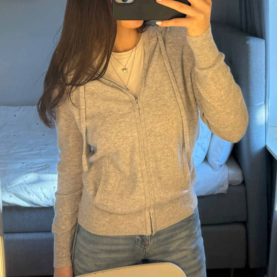 Soft Goat Ziphoodie i Kaschmir - 1