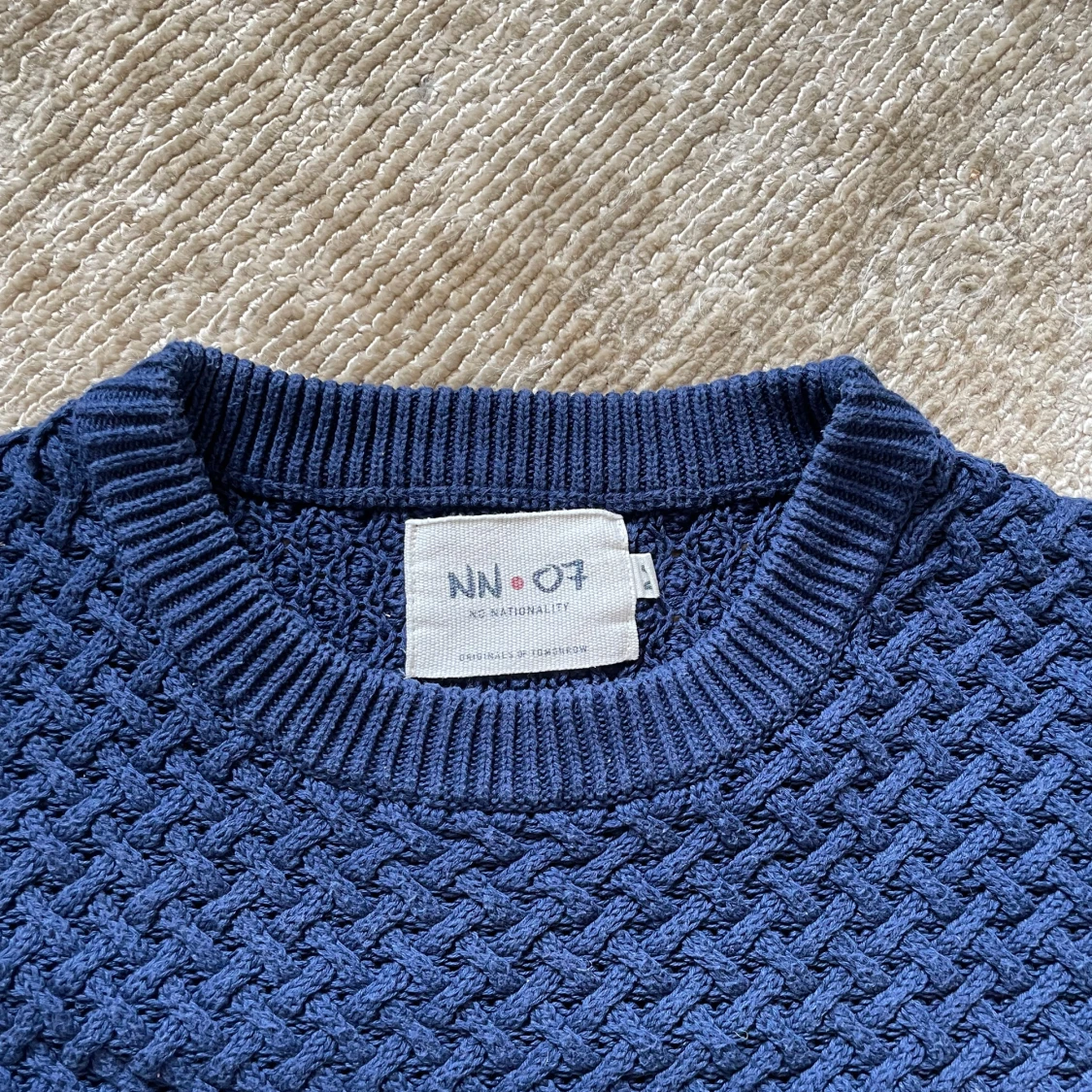 Blå stickad tröja från NN07 - 2