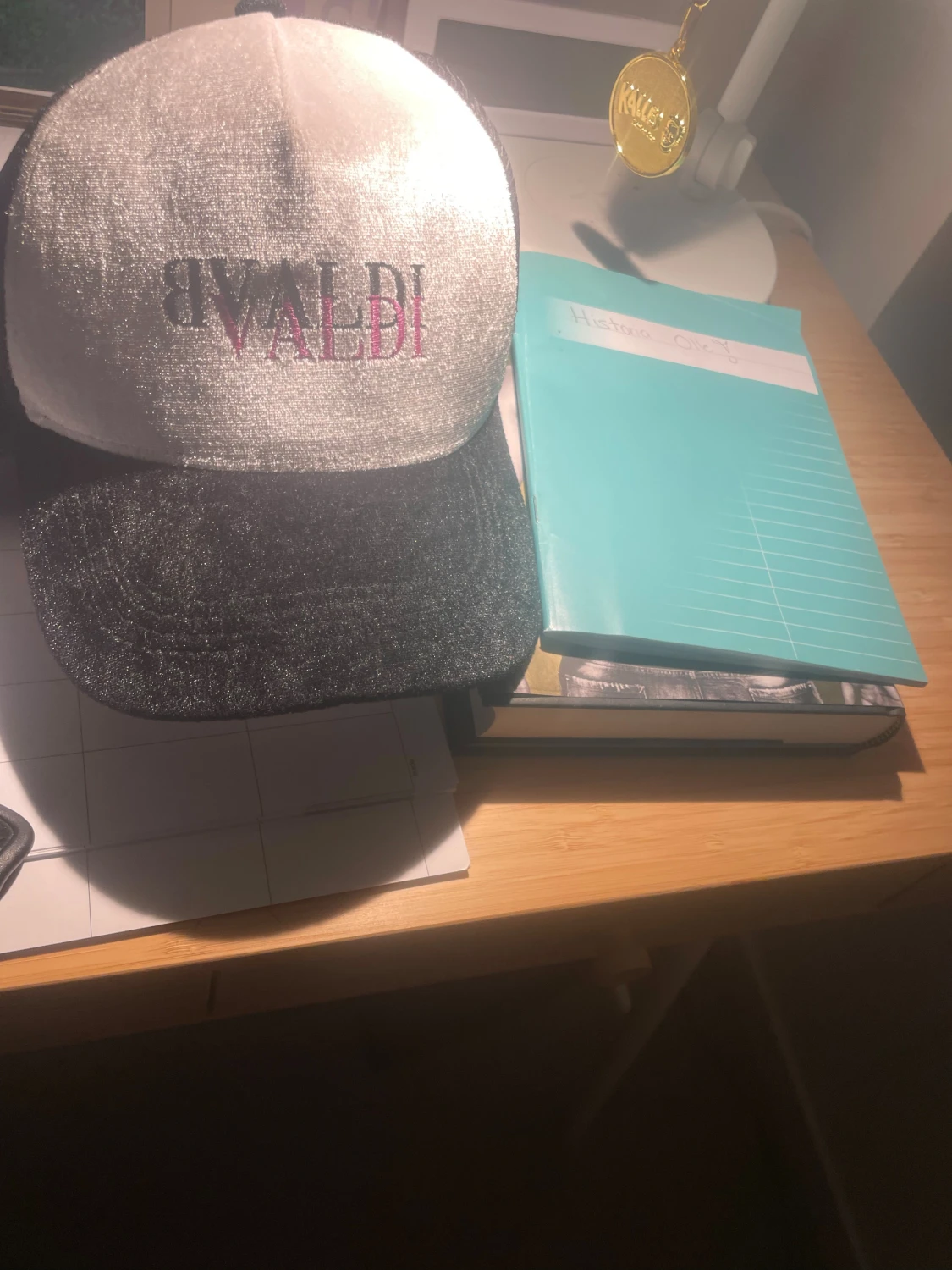 BVALDI svart och vit truckerkeps - 1