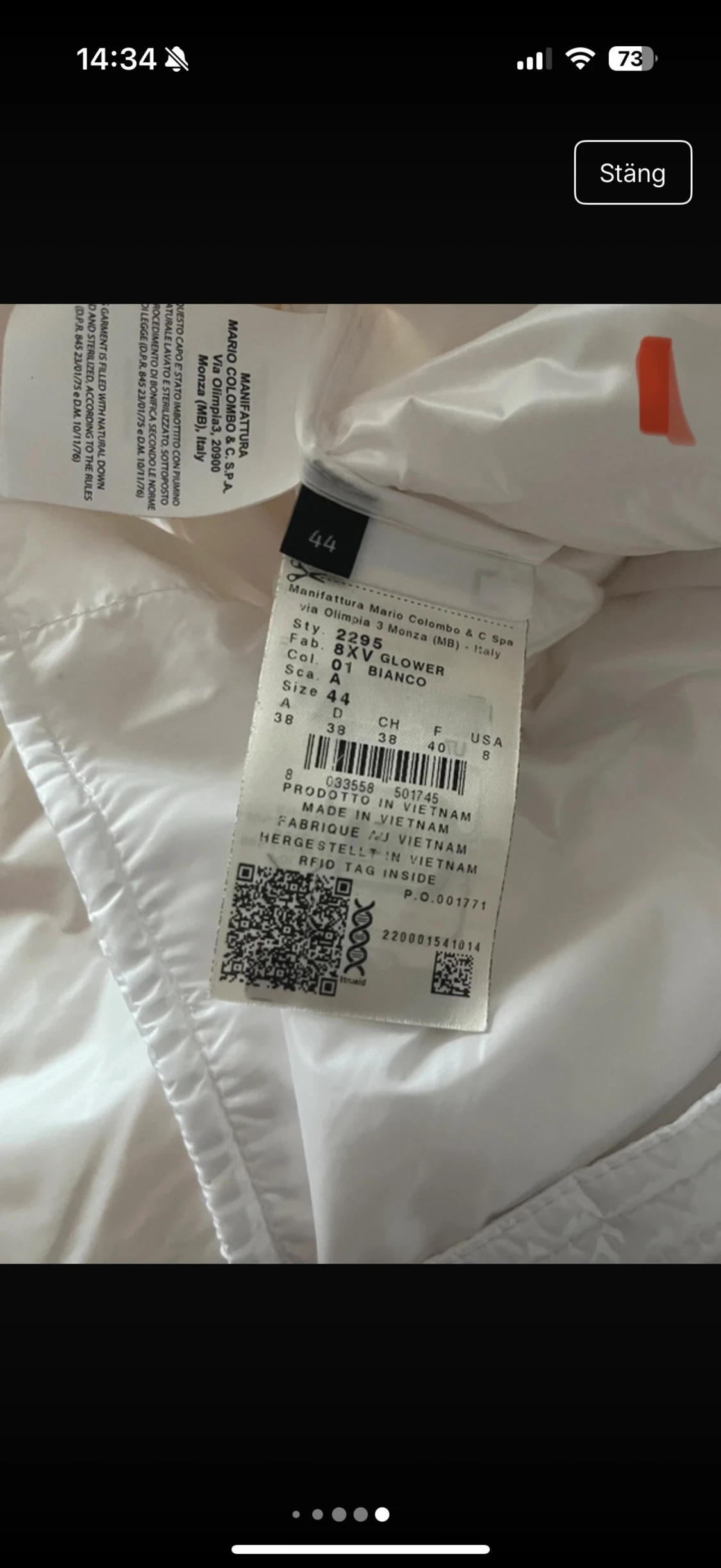 Vit pufferjacka från Colmar - 6