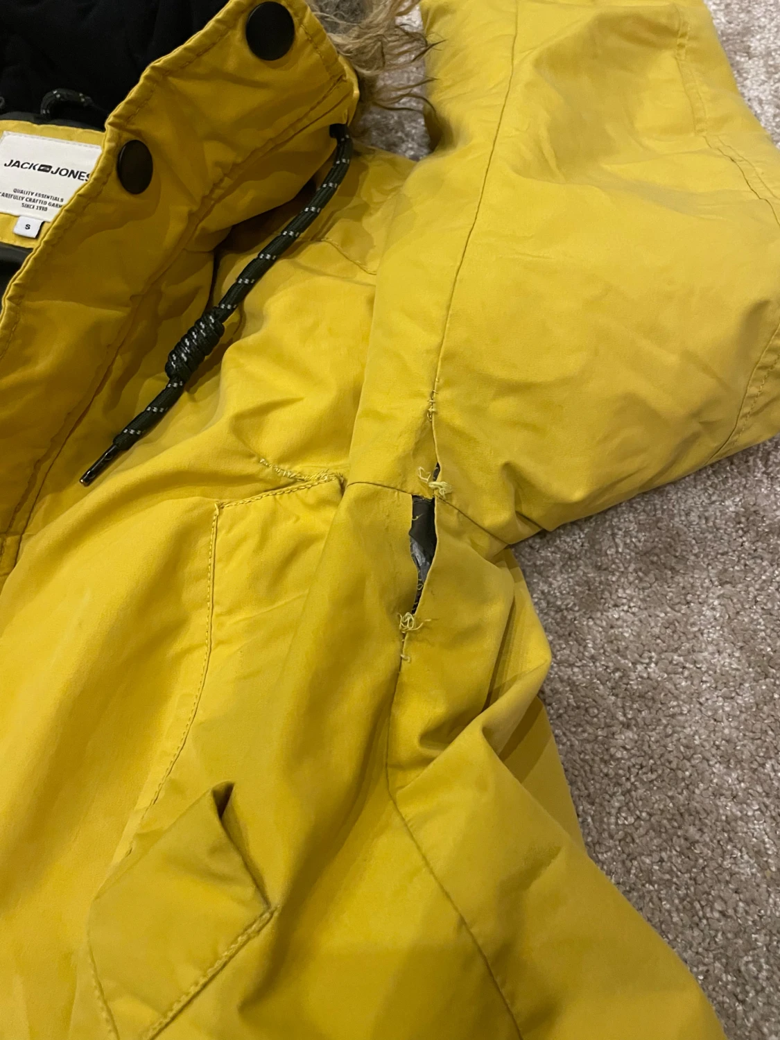 Gul parkasjacka Jack & Jones S - 2