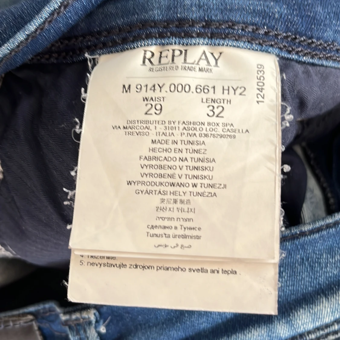 Replay Hyperflex blå jeans, W29 L32 - 3