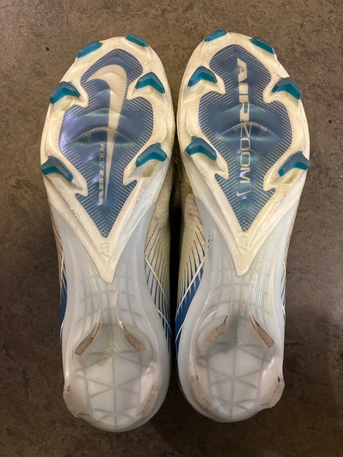 Nike Mercurial Air Zoom Elite fotbollsskor ljusblåa  - 4