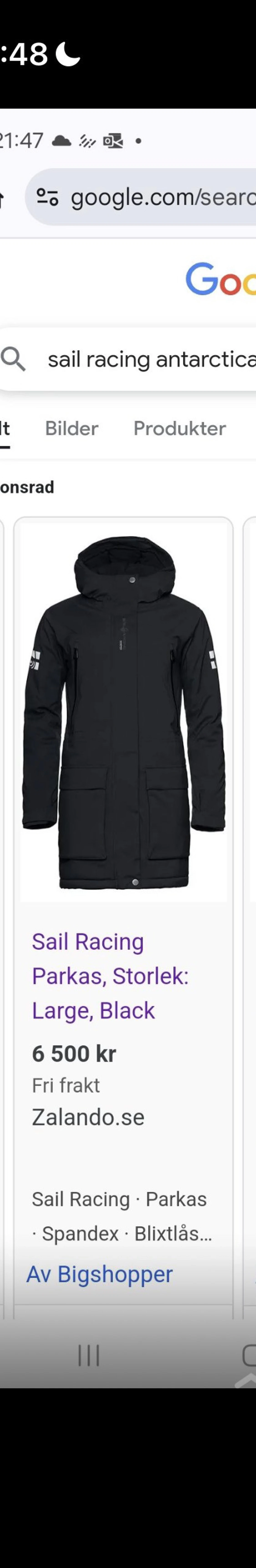 Svart dunjacka från Sail Racing - 6