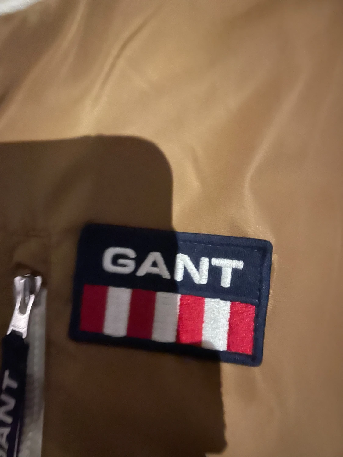 Vit teddyjacka från Gant med detaljer - 6