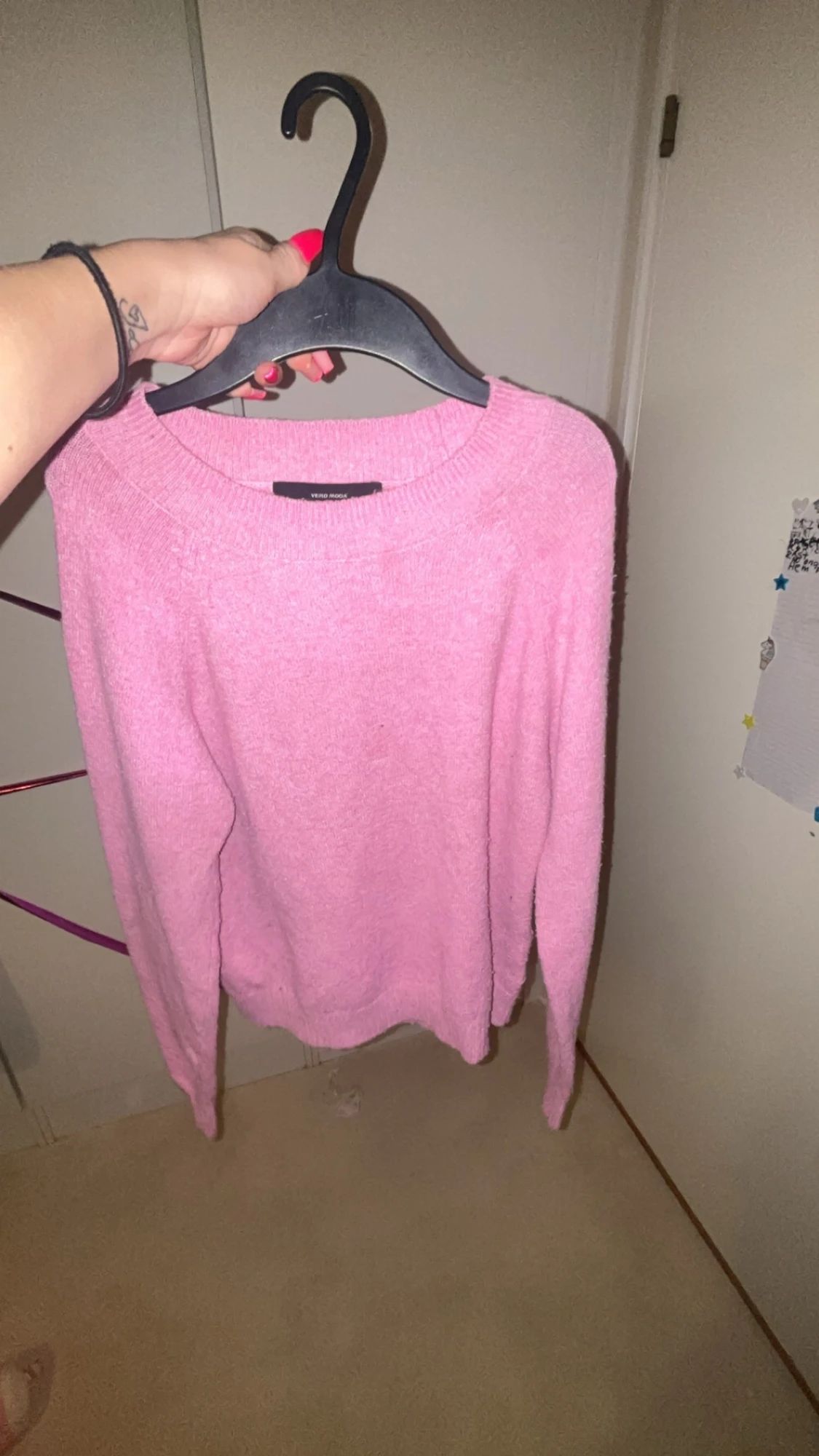 Rosa stickad tröja från Vero Moda - 3