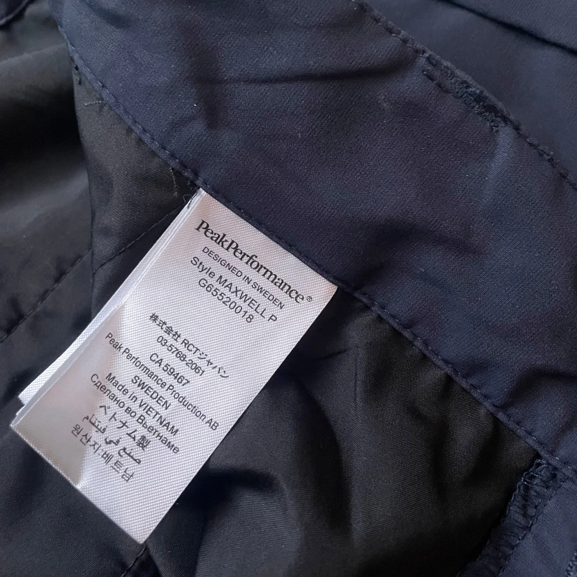 Mörkblå golfbyxor Peak Performance - 4