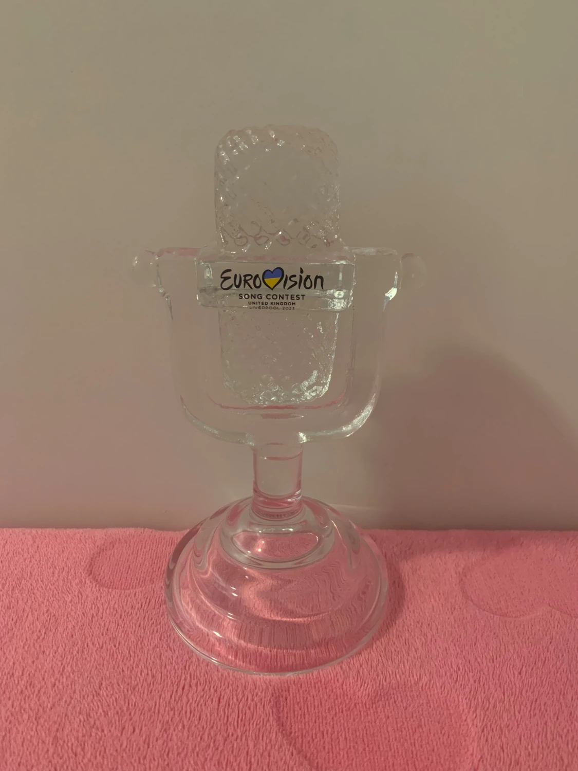 Kosta Boda limited edition Eurovision trofé 2023