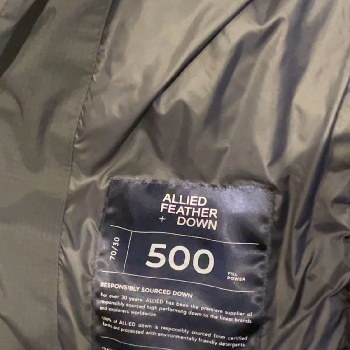 Svart Sail Racing dunjacka med huva - 3