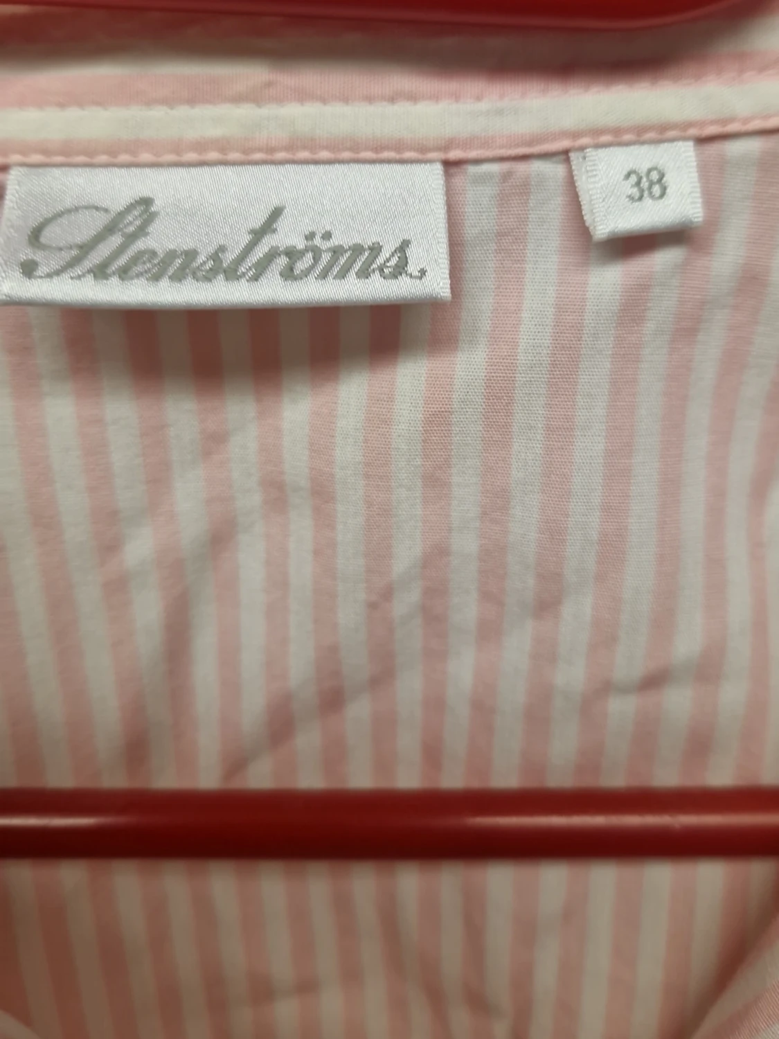 Rosa- och vitrandig skjorta Stenströms - 1