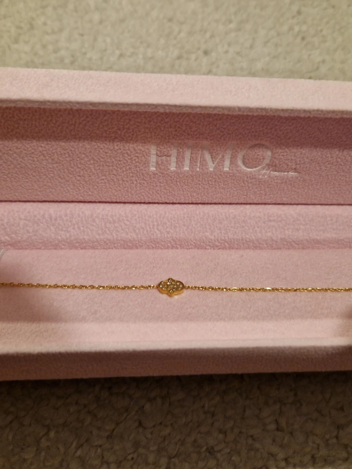 Himo golden hand bracelet 18 Guldpläterade 