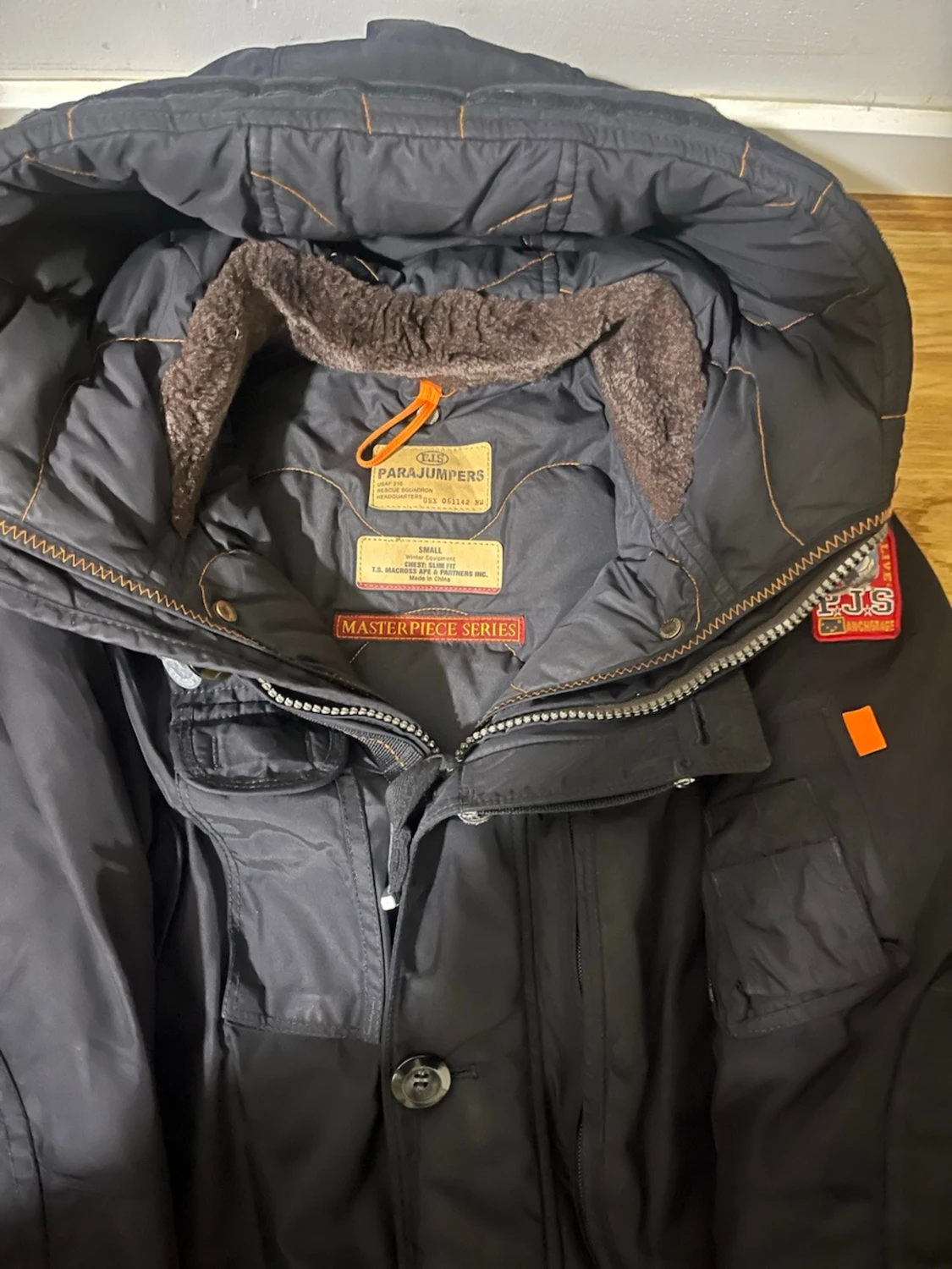 Svart Parajumpers parkajacka  - 1