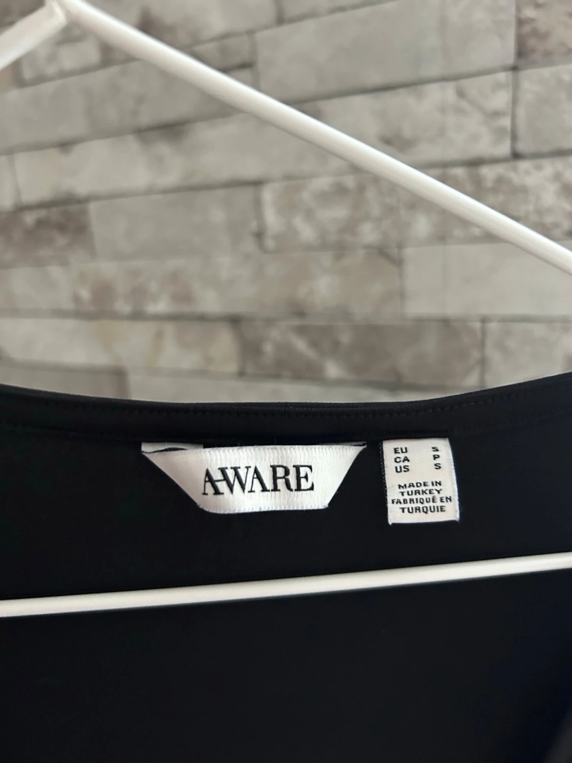 Svart omlottklänning från Aware - 5