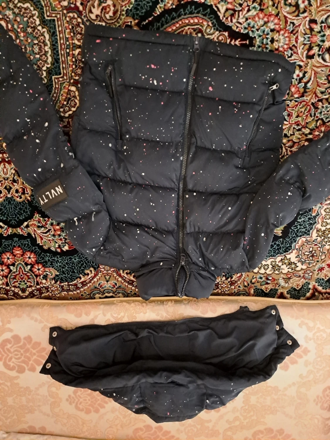 Mörkblå pufferjacka från NVLTY S - 2