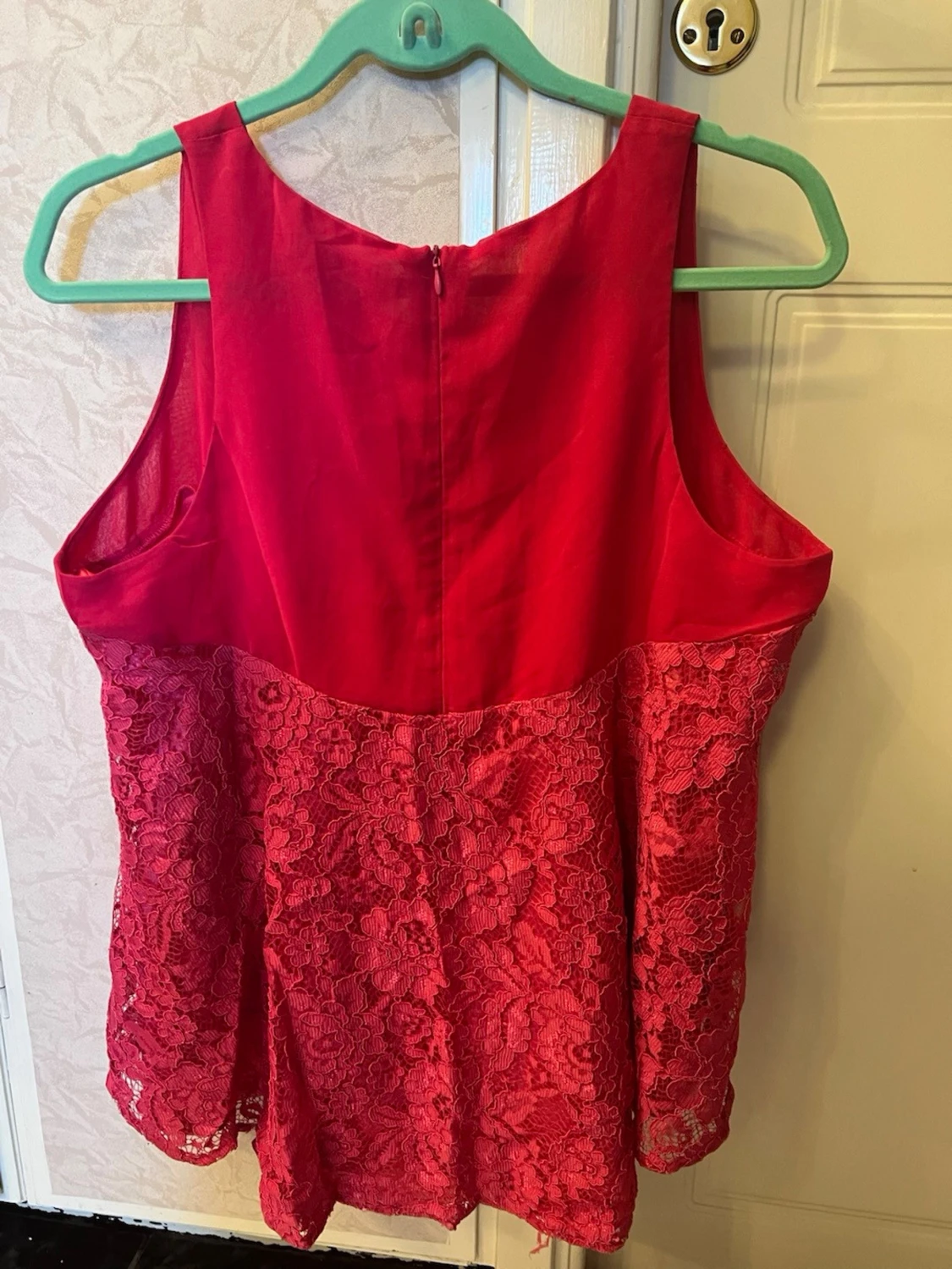 Rosa spetsblus från MATA storlek XXL - 5