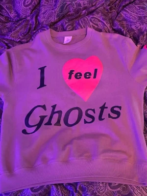 I feel ghosts crewneck - Fet kanye west merch från han och kid cudis album ”kids see ghosts” perfekt för en streetwear/urban look i stl L. Puff print på framsidan och ärmar med backprint på ryggen. Pris kan diskuteras