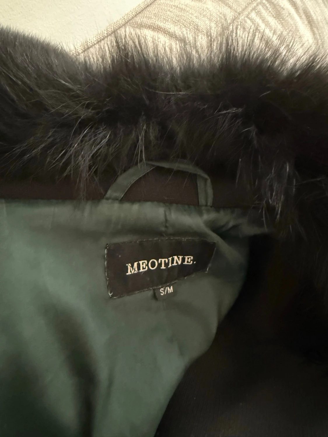 Svart meotine jacka - 2