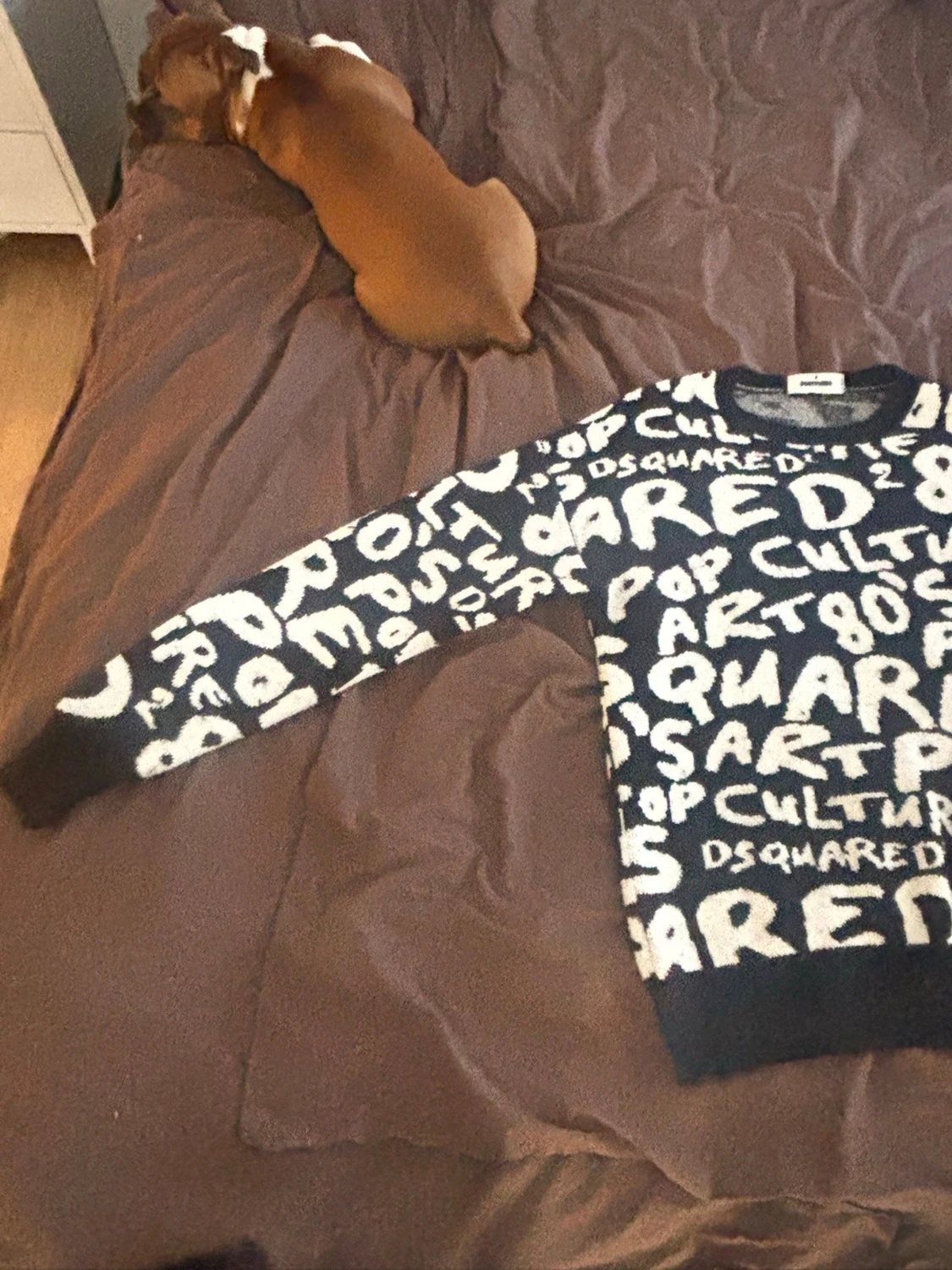 Svartvit stickad tröja Dsquared2 S - 2