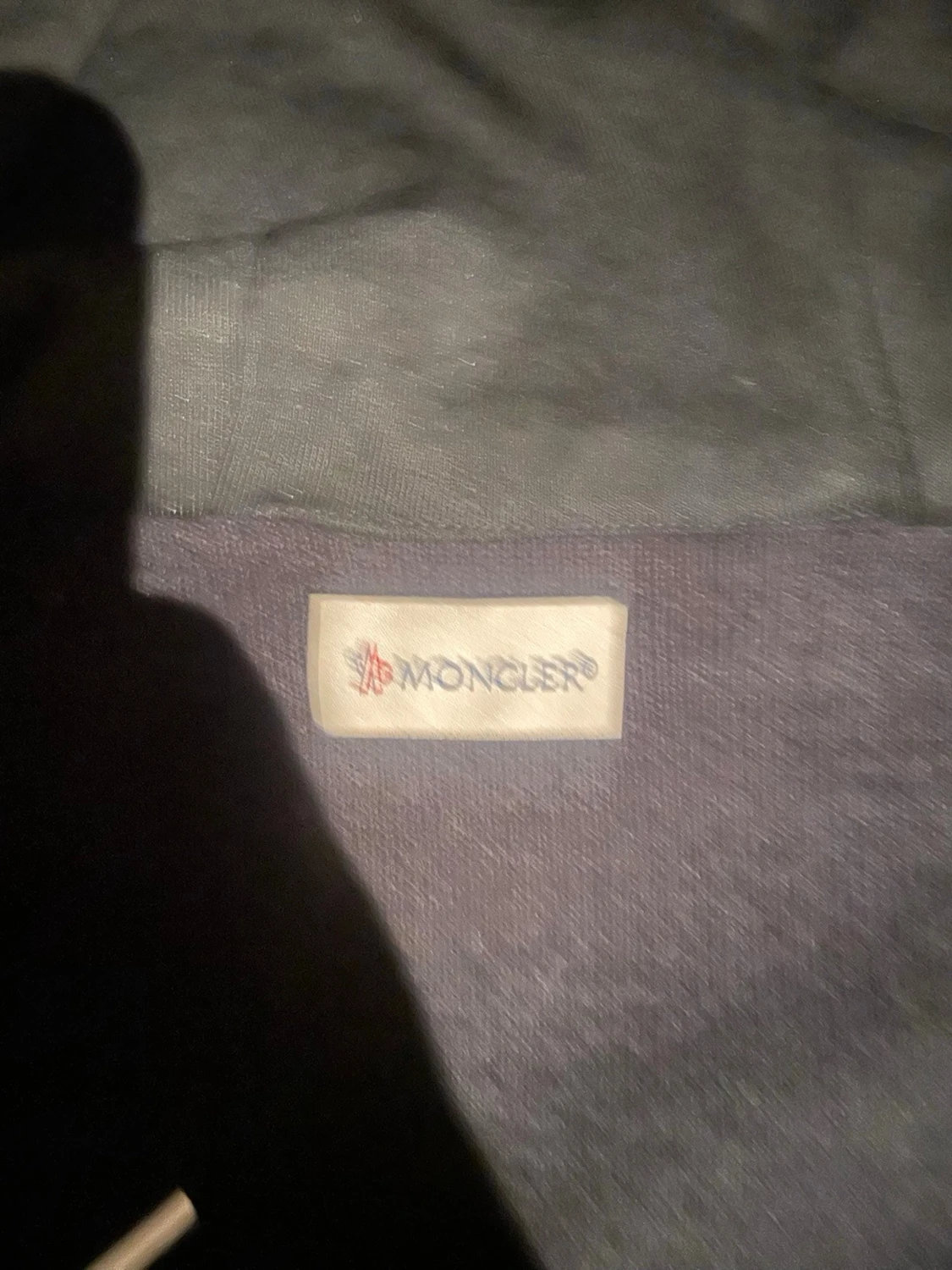 Svart teddyjacka med huva Moncler - 5