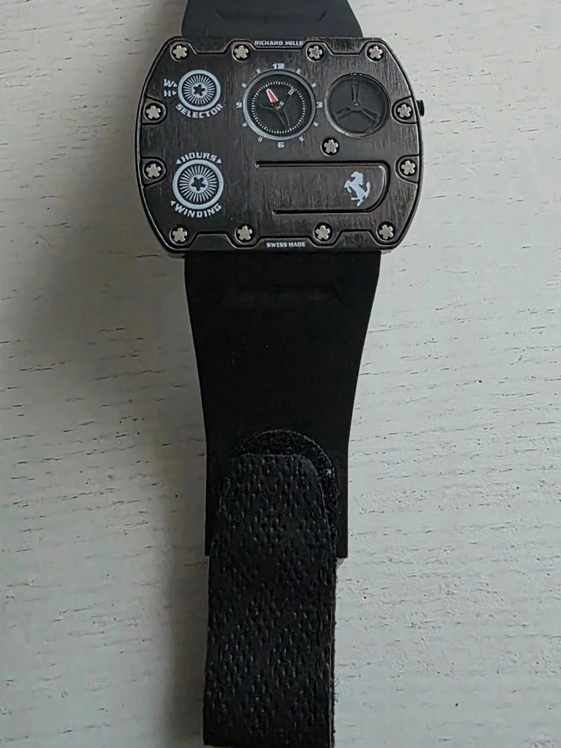 Richard Mille Ferrari svart klocka - 1