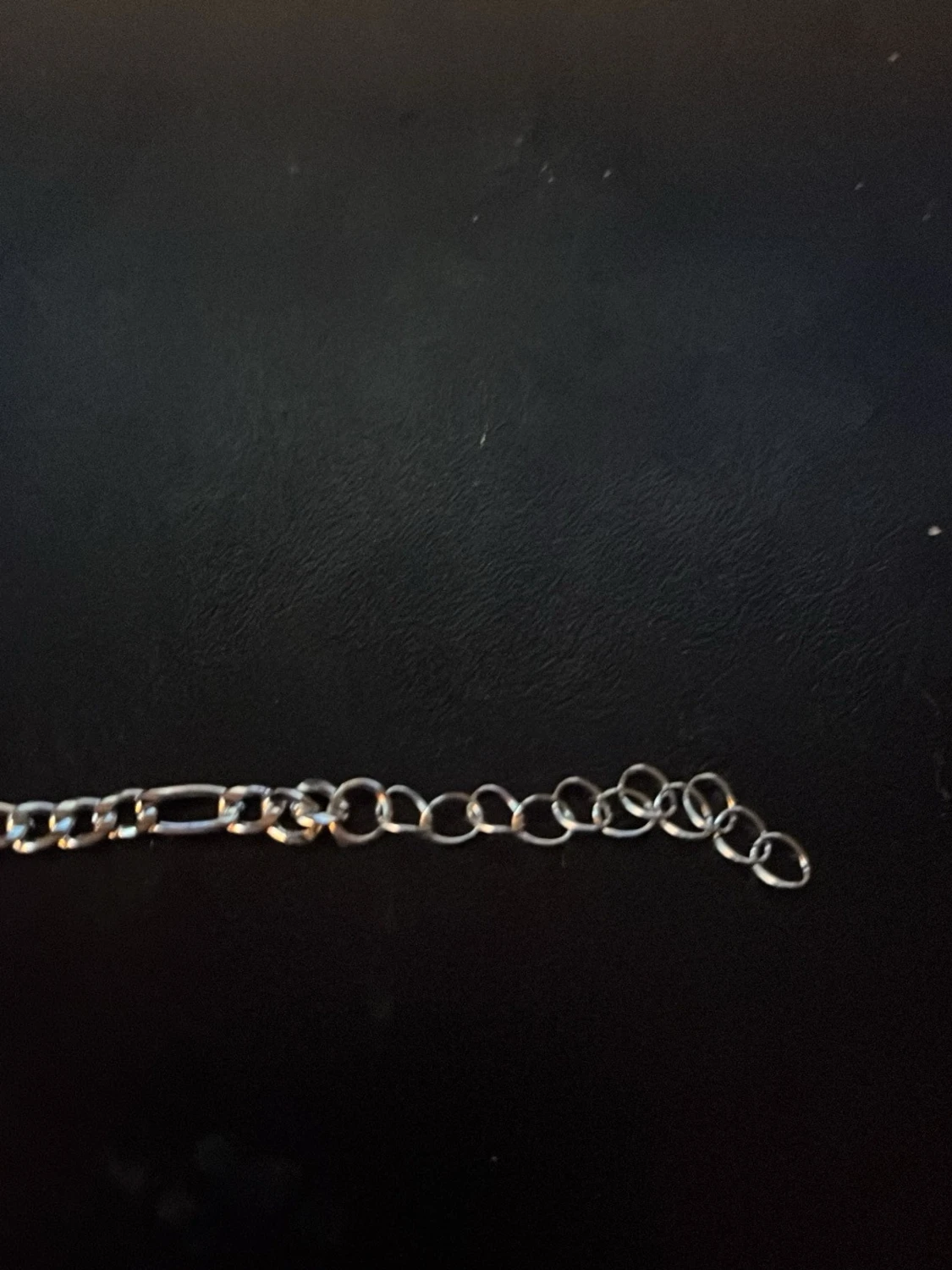 Silverfärgat kedjearmband - 1