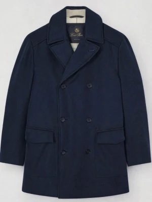 Loro Piana rock  - Helt ny Loro Piana Peacoat i linne och bomull. Perfekt för vintern. Helt ny med lappar och galge. Jag skickar även med en cover. Säljer då den ej satt som önskat. Kostar 36000kr från butik. Det är ett pang pris så passa på. Storlek M. 