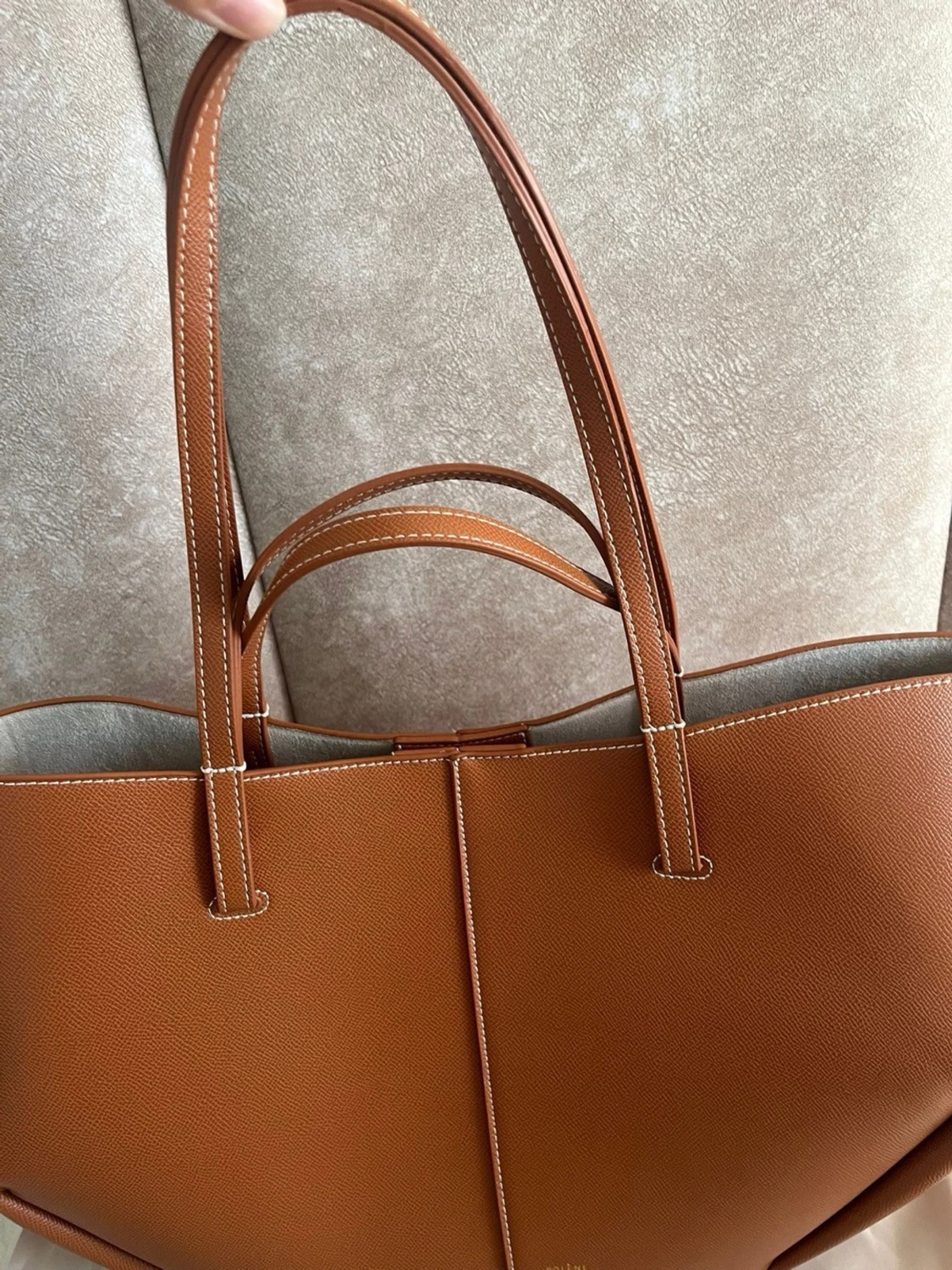 Brun shoppingväska från Polène - 3