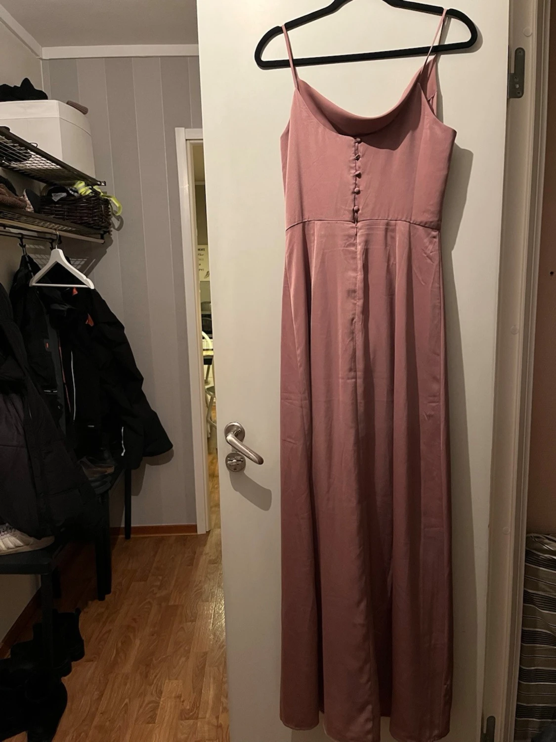 Rosa långklänning från Bubbleroom - 1