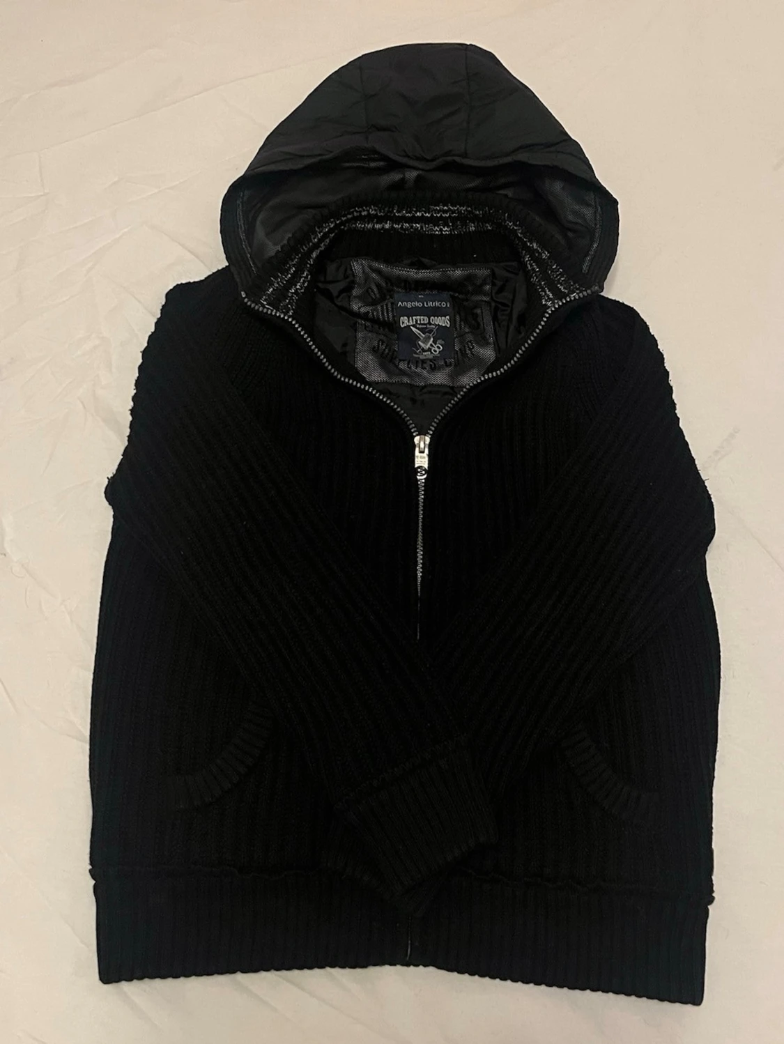 Stickad fodrad cardigan  - 2