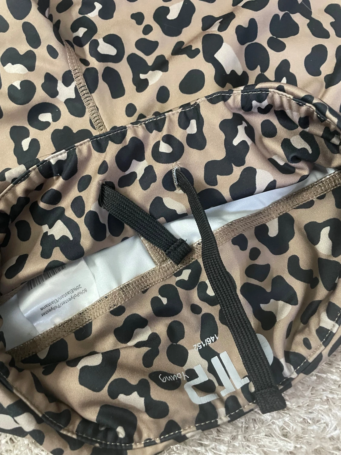 Leopardmönstrade träningsbyxor   - 2