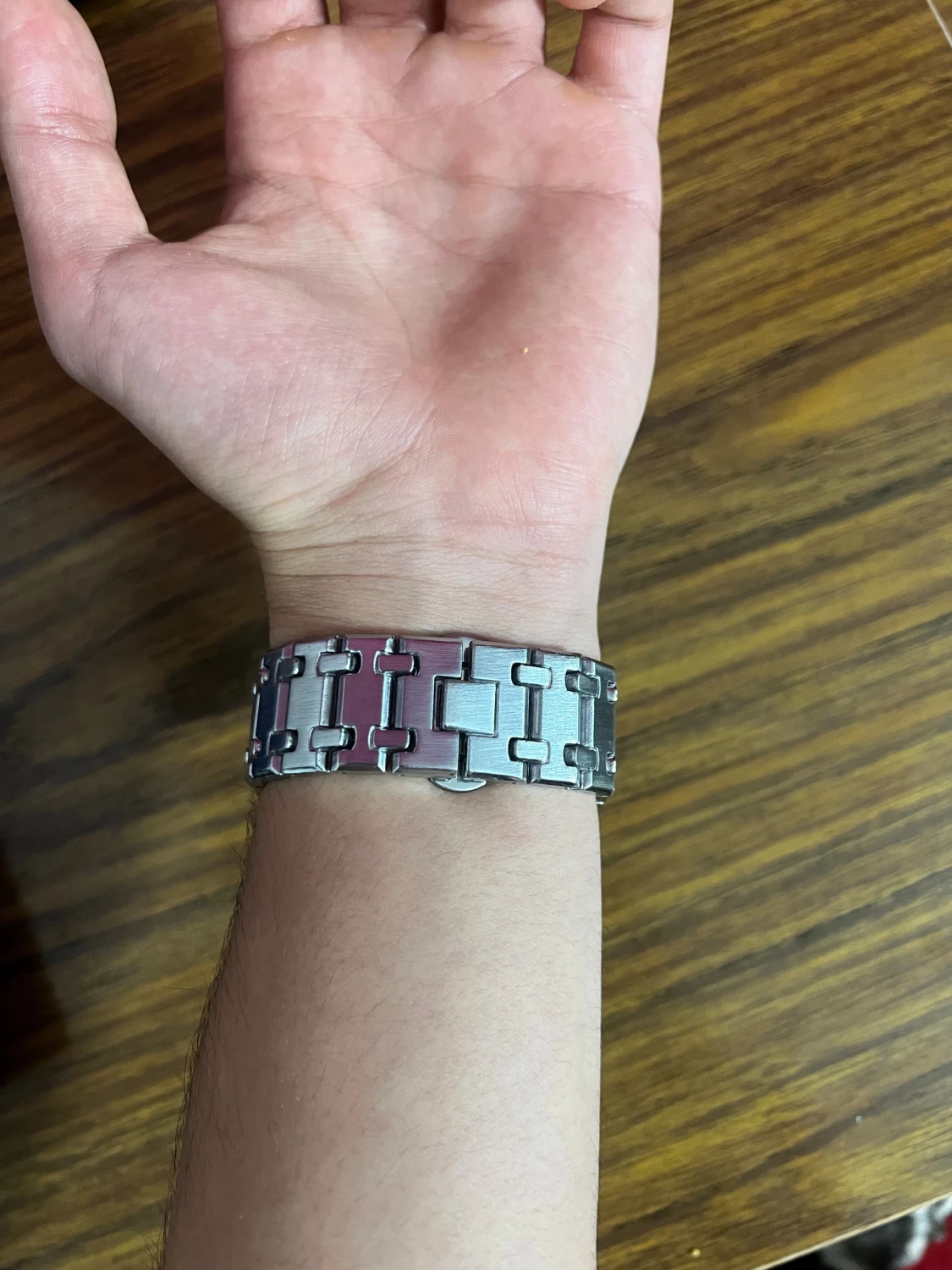 Silverfärgad klocka - 3