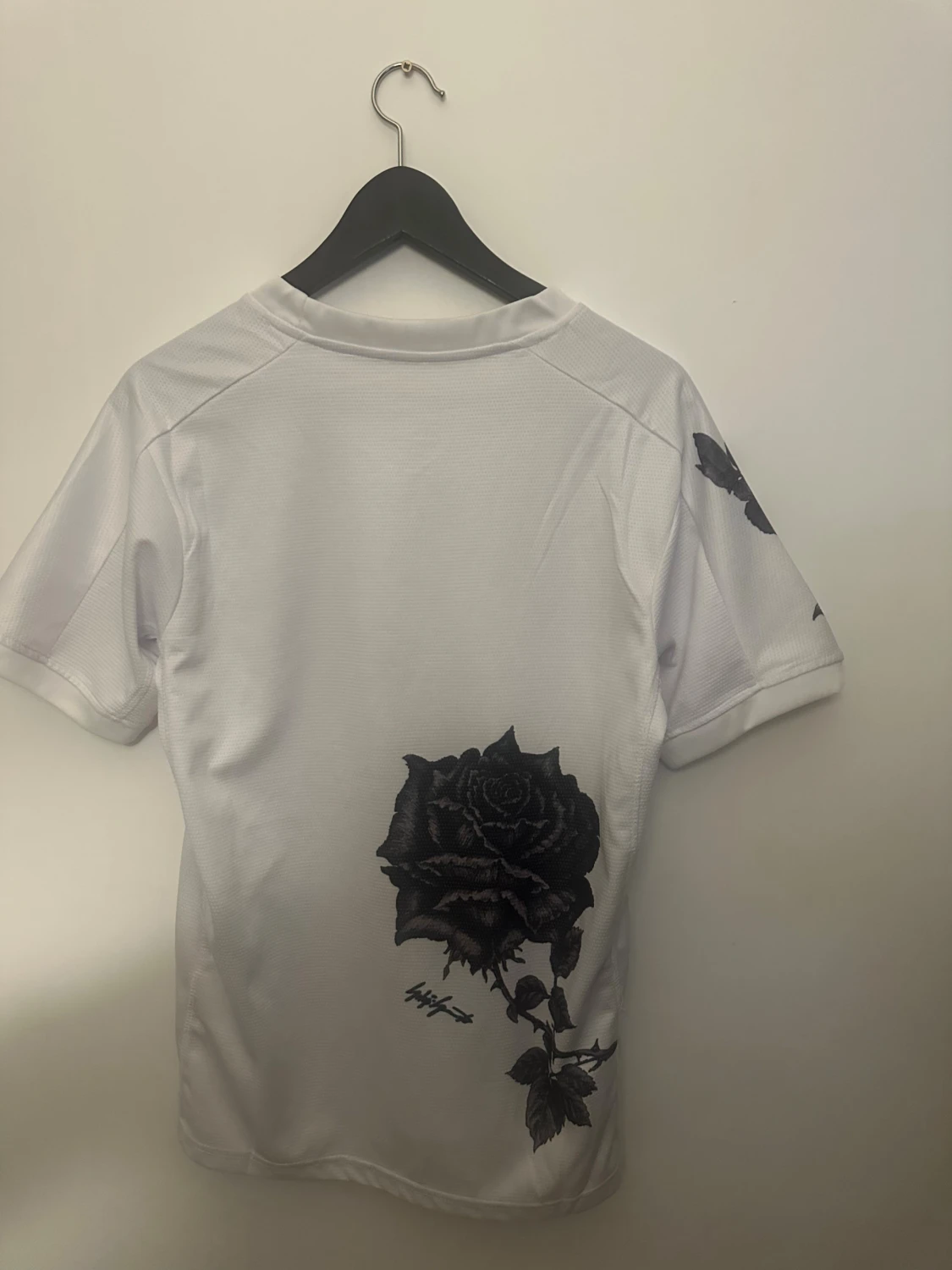 Vit Real Madrid x Y-3 x Stüssy fotbollströja - 1