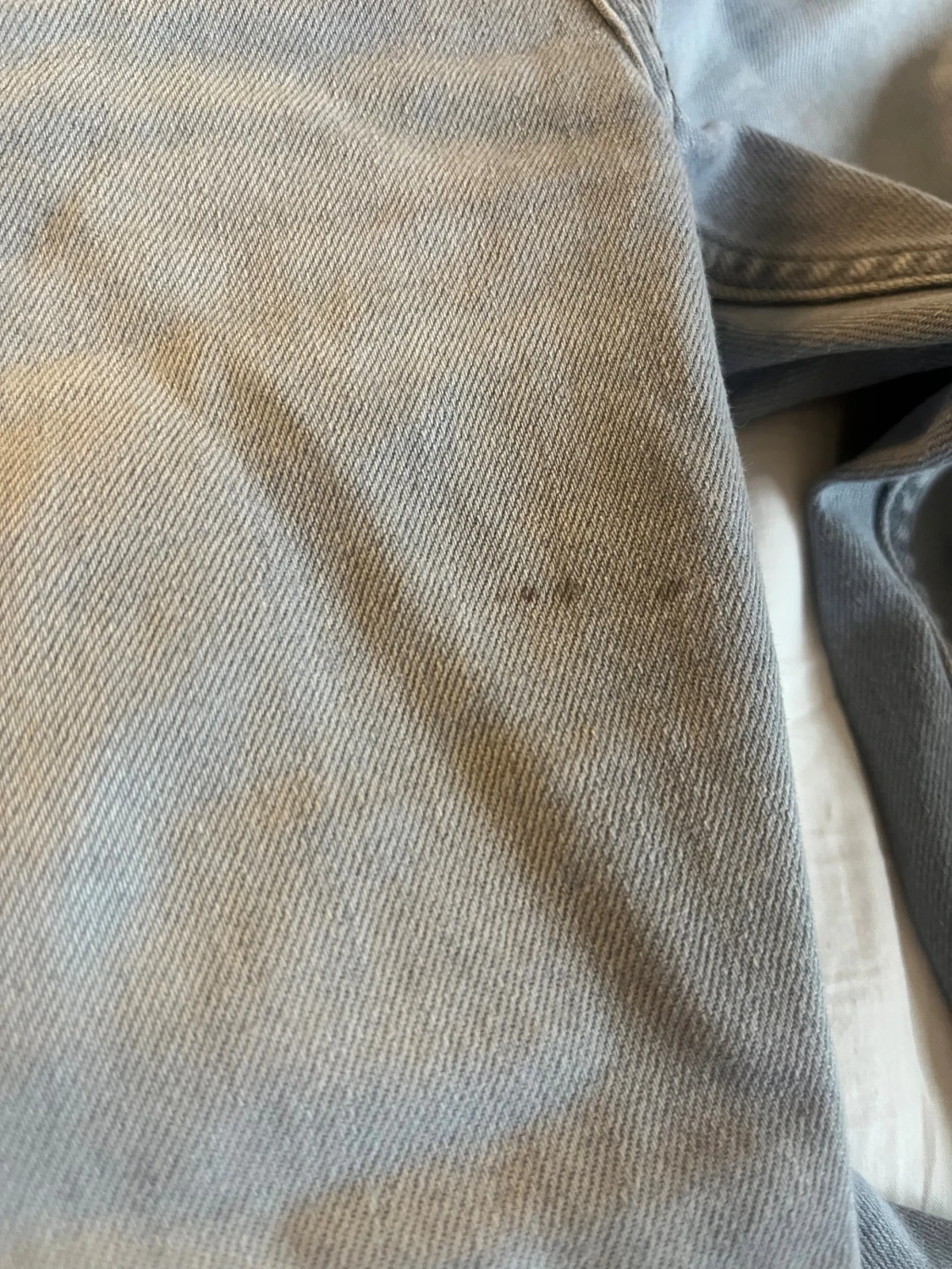 Grå bootcut low waist - 1