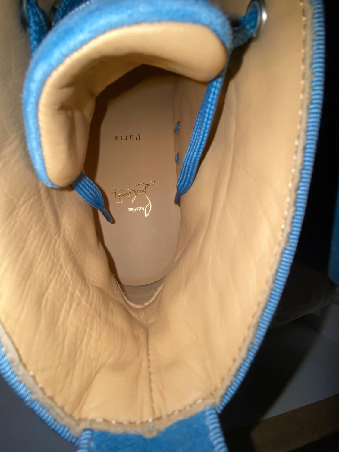 Blå Christian Louboutin sneakers - 4