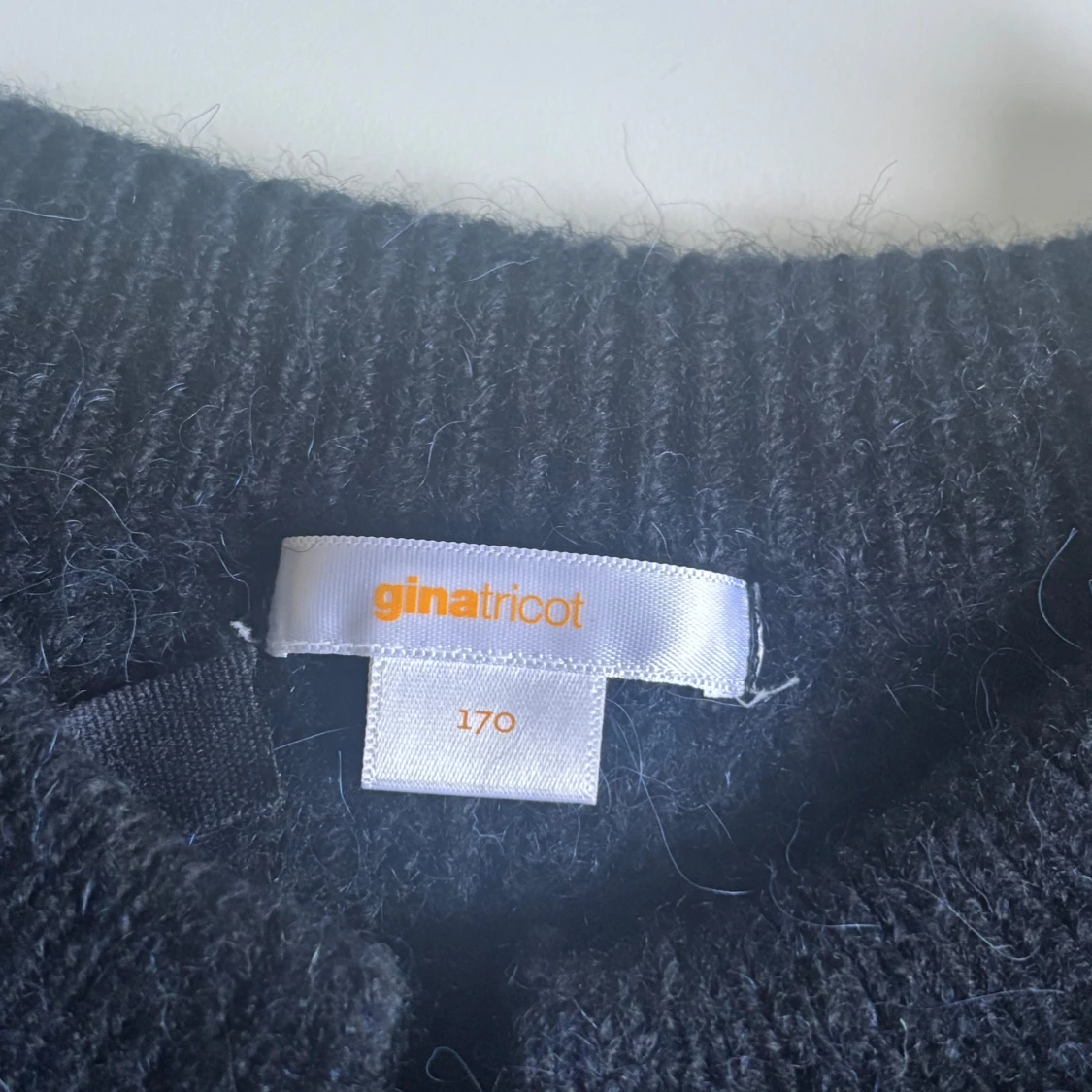 Marinblå kofta med knyt från Gina Tricot Young - 3