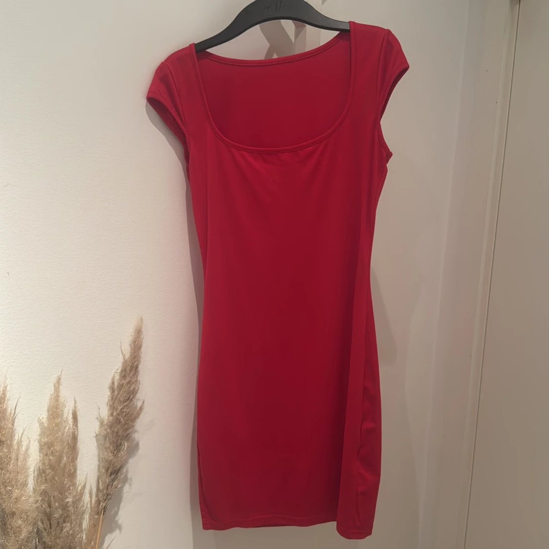 Röd kort klänning från SHEIN
