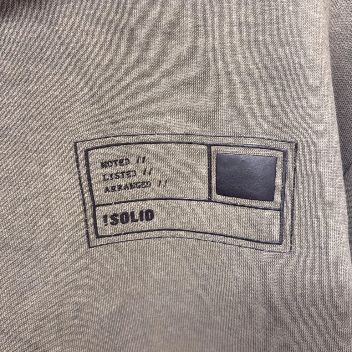 Olivgrön hoodie från Solid i storlek L - 2