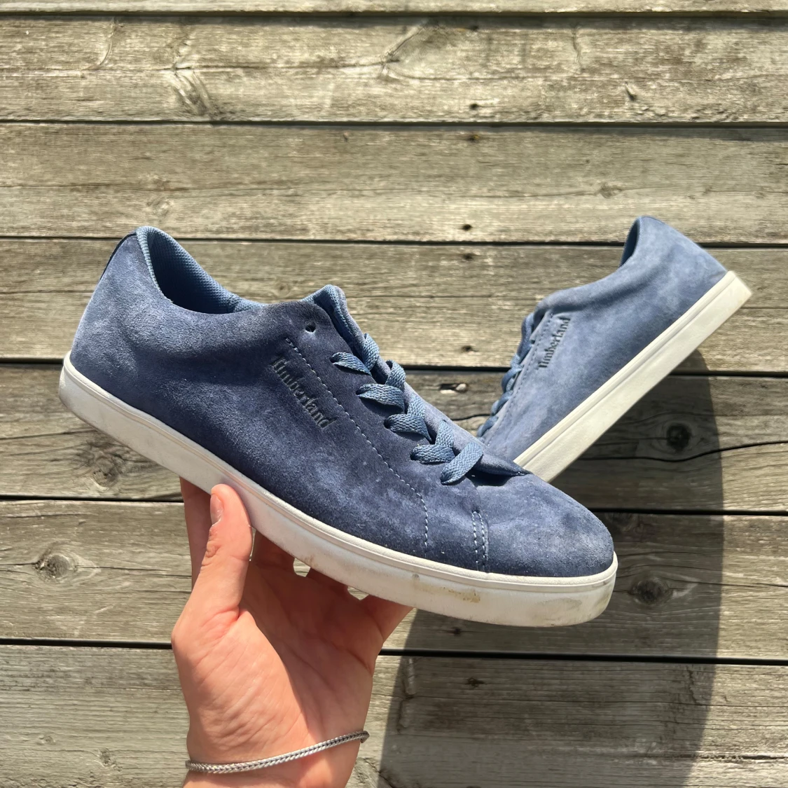 Blå mockasneakers från Timberland - 1