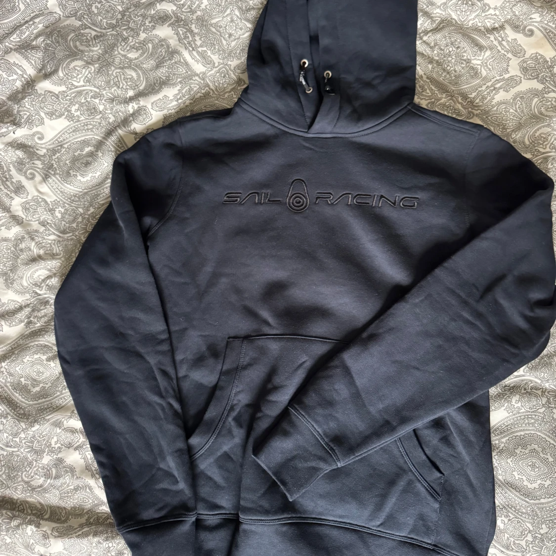 Marinblå Sail Racing hoodie med brodyr - 2