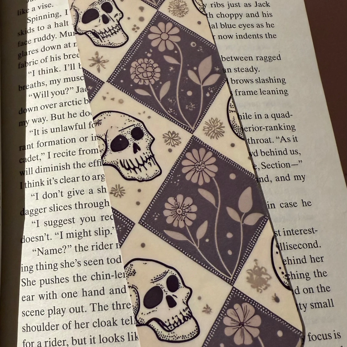 Laminerat handgjort bokmärke 