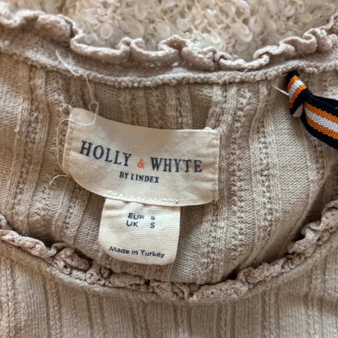 Beige ribbad topp Holly & Whyte - 2